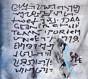 "Notorious notes nob…" başlıklı Tablo Milto Sideris tarafından, Orijinal sanat, Akrilik