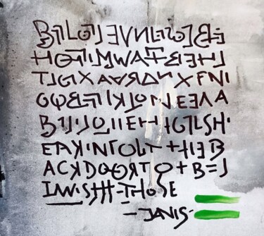 "Notorious notes nob…" başlıklı Tablo Milto Sideris tarafından, Orijinal sanat, Akrilik