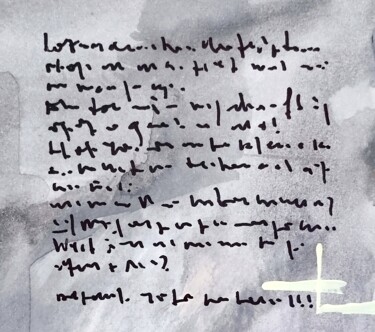 "Notorious notes nob…" başlıklı Tablo Milto Sideris tarafından, Orijinal sanat, Akrilik