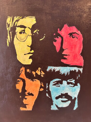 "Beatles" başlıklı Tablo Jeronimo Diaz Sanchez tarafından, Orijinal sanat, Akrilik Ahşap Sedye çerçevesi üzerine monte edilm…