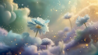 “The Spirit of Daisy – Limited AI Edition – High-Resolution Grafika cyfrowa / sztuka generowana cyfrowo zatytułowany „“The Spirit of Dais…” autorstwa Layqa, Oryginalna praca, Obraz gen…