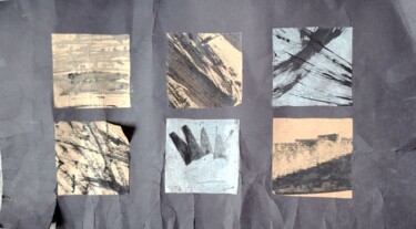 Effets de plumes Pintura intitulada "Effets de plumes" por Galia, Obras de arte originais, Tinta