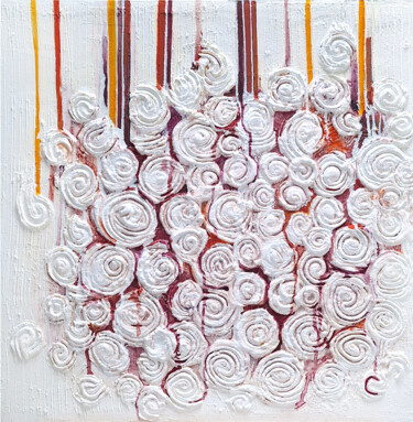 Pittura intitolato "Bouquet" da Amadesi Claudia, Opera d'arte originale, Acrilico Montato su Telaio per barella in legno