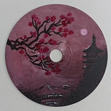 Pittura intitolato "Sakura 2" da Séverine Silvestre, Opera d'arte originale, Acrilico
