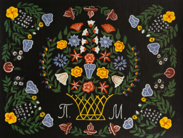"panelboard" başlıklı Tablo Pavel Minchenia tarafından, Orijinal sanat, Guaş boya