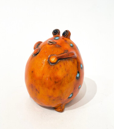 Sculpture intitulée "Happy and Funny II" par Viktor Zuk, Œuvre d'art originale, Céramique