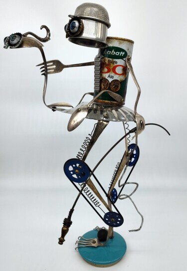ride on the back of something like an animal Sculpture titled "ride on the back of…" by Branimir Misic, Original Artwork, Metals