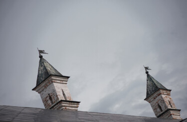 Photography titled "towers in the sky" by Anna Boitsova, Original Artwork, Digital Photography