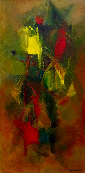 Vortici nell'Anfieatro 绘画 标题为“Vortici nell'Anfiea…” 由Gianfranco Carbone, 原创艺术品, 油 安装在木质担架架上