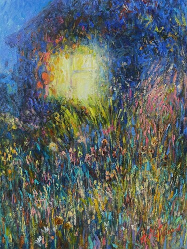 "The Light that Waits" başlıklı Tablo Hanna Mc Donagh tarafından, Orijinal sanat, Petrol Ahşap Sedye çerçevesi üzerine monte…