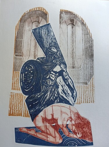 Printmaking titled "Nulla è cambiato" by Maria Angelica Molinari, Original Artwork, Engraving