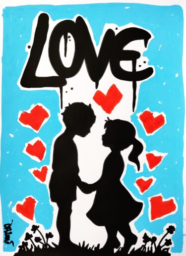 제목이 "Me and you by Dr. L…"인 미술작품 Dr. Love로, 원작, 아크릴
