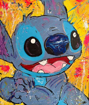 Schilderij getiteld "Wild but Sweet" door Jose Rivera, Origineel Kunstwerk, Acryl