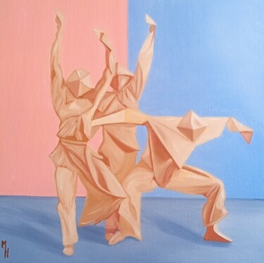 绘画 标题为“Dancers” 由Maximilian Honderflenik, 原创艺术品, 油