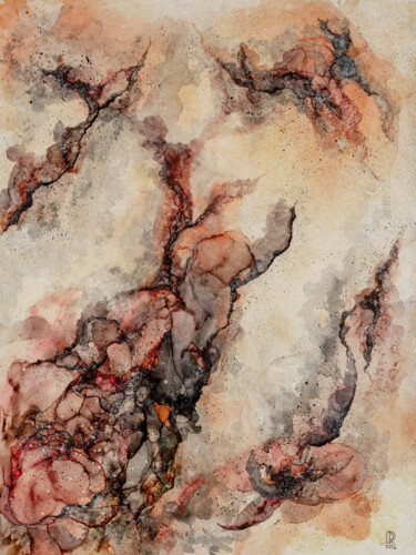 Pittura intitolato "Visioni Crepuscolari" da Daniele Rebecchi, Opera d'arte originale, pigmenti