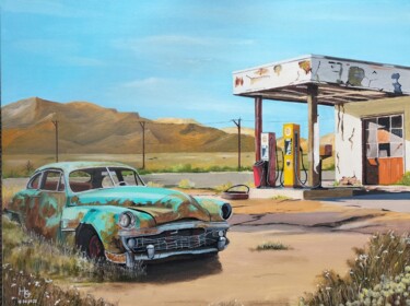 绘画 标题为“LOST IN ARIZONA” 由Henri Sacchi, 原创艺术品, 丙烯