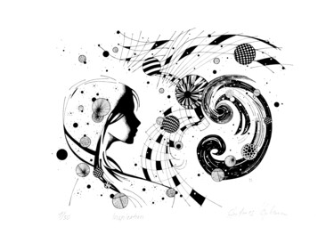 Gravures & estampes intitulée "Inspiration" par Andreas Vogelmann, Œuvre d'art originale, Jet d’encre