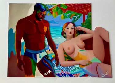 "DuoSummer0052025" başlıklı Dijital Sanat Alcorart Alcor tarafından, Orijinal sanat, Dijital Kolaj