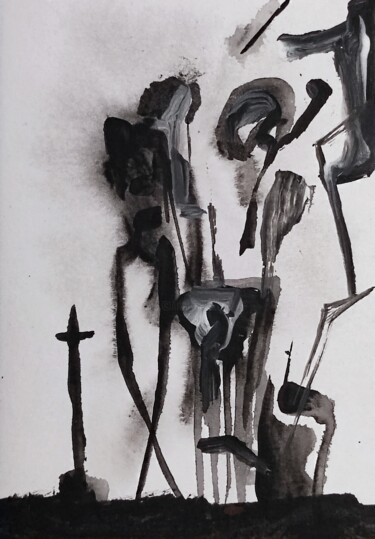 Schilderij getiteld "Bad, dangerous and…" door Milto Sideris, Origineel Kunstwerk, Acryl