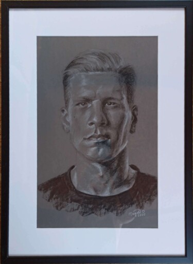 "Szczesny Wojciech" başlıklı Resim Magali Drugmand (Magali D.) tarafından, Orijinal sanat, Tebeşir