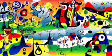 Arts numériques intitulée "Garten der Sinne" par Regine Jonas, Œuvre d'art originale, Travail numérique 2D