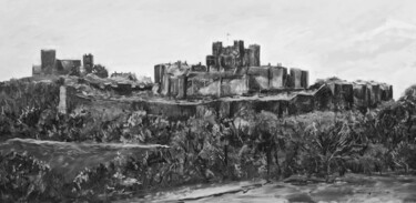 Dover Castle Printmaking titled "Dover Castle" by Wolfango Chiappella, Original Artwork, Digital Print