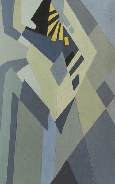 Painting titled "rocks" by Pavel Minchenia, Original Artwork, Gouache