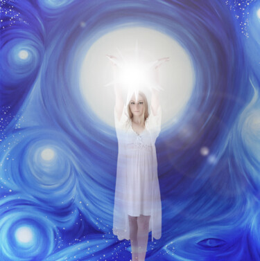 数字艺术 标题为“Visualization: I Am…” 由Liora Fay, 原创艺术品, 油