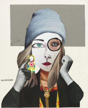 Collages titled "JODIE" by Malodepaname, Original Artwork, Collages