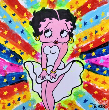 Pintura titulada "Betty Boop" por Dr. Love, Obra de arte original, Acrílico