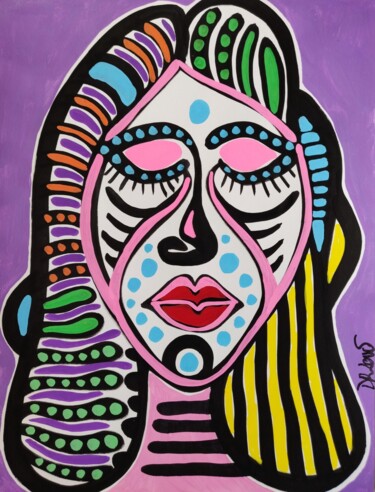 Pintura titulada "Lady love" por Dr. Love, Obra de arte original, Acrílico