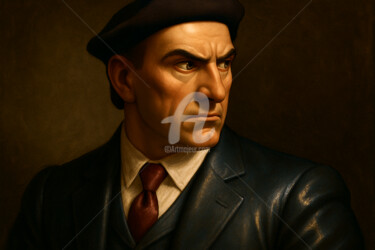 Digital Arts titled "The Pope" by Cultureblitz, Original Artwork, Digital Painting