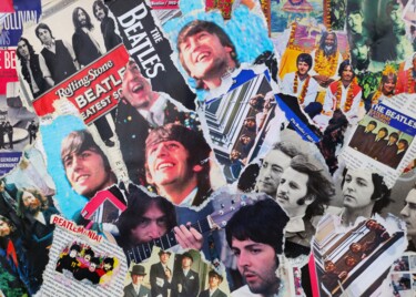 The Beatles 제목이 "The Beatles"인 미술작품 Dr. Love로, 원작, 콜라주