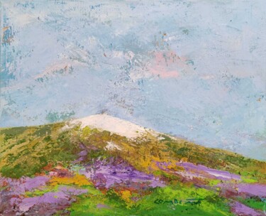 Eveil printanier du Ventoux 绘画 标题为“Eveil printanier du…” 由Marie Therese Combe, 原创艺术品, 丙烯 安装在木质担架架上
