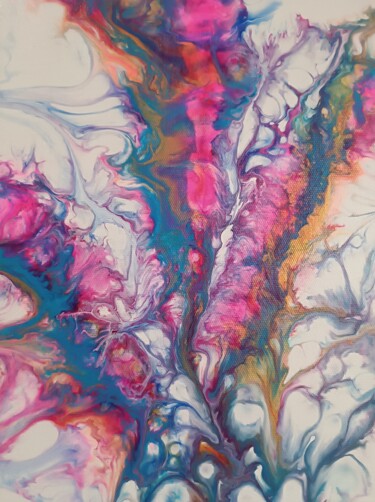 Malerei mit dem Titel ""Self-Love: Healing…" von Diana Shapovalova, Original-Kunstwerk, Acryl Auf Keilrahmen aus Holz montie…