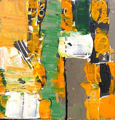 Pintura intitulada "cèlestial fusion" por Didou, Obras de arte originais, Acrílico Montado em Armação em madeira