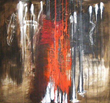 Painting titled "dissoluzione n. 1" by Sergio Imperio, Original Artwork, Acrylic