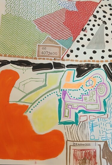 Collages titled "Ronaldk03" by Ronnie Kolner, Original Artwork, Collages