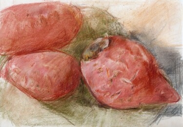 sweet potato products series Σχέδιο με τίτλο "sweet potato produc…" από Alexander Pogorzhelsky, Αυθεντικά έργα τέχνης, Μολύβι