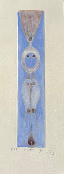 Printmaking titled "MUJER P.A. III" by Jorge Gonzalez Velazquez, Original Artwork, Embossing