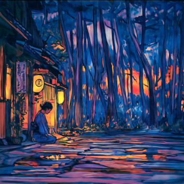 数字艺术 标题为“The Hour” 由Serhii Korsakov, 原创艺术品, 油