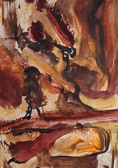 "Caramel and chocola…" başlıklı Tablo Milto Sideris tarafından, Orijinal sanat, Akrilik