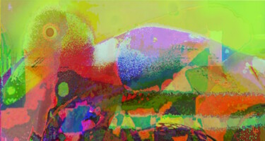 数字艺术 标题为“A40 peinture numéri…” 由Laurent Pradat, 原创艺术品, 数字油画