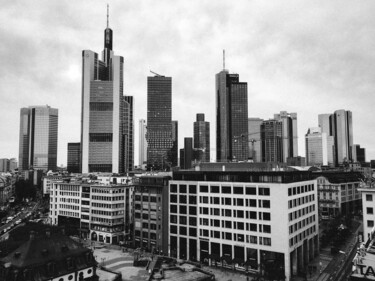 Frankfurt – Structure in Black and White Photography titled "Frankfurt – Structu…" by Ron Kramer, Original Artwork, Digital Photography