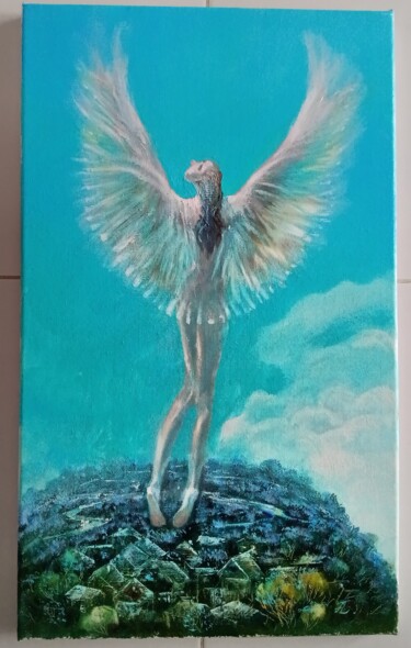 Schilderij getiteld "Желание" door Alla Belochuk, Origineel Kunstwerk, Olie