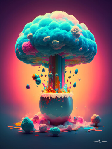 Digital Arts titled "Gerboise bleue" by Franck Dupont, Original Artwork, 3D Modeling