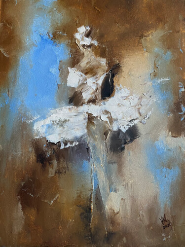 Ballerina 5 Pittura intitolato "Ballerina 5" da Volodymyr Nezdiimynoha, Opera d'arte originale, Olio Montato su Telaio per barella in le…