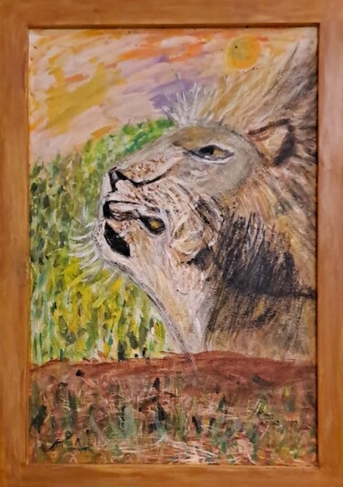 Peinture intitulée "Roar of the earth" par Maria Joseph, Œuvre d'art originale, Acrylique Monté sur Châssis en bois