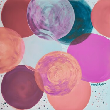 Soft Harmonics. Abstract Pastel Dreamscape - Print 数字艺术 标题为“Soft Harmonics. Abs…” 由Vafa Majidli, 原创艺术品, 数字油画