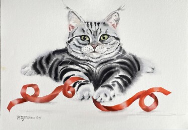 Play with me, watercolor painting